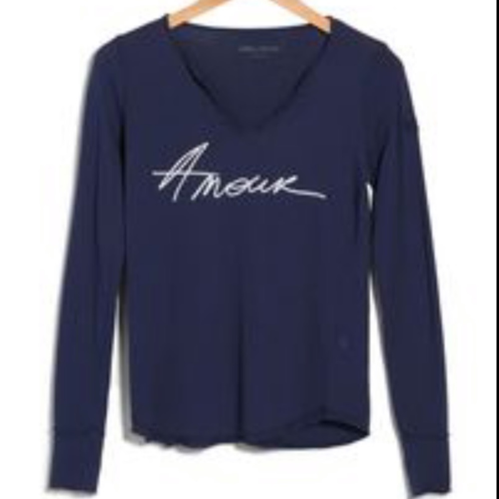 ZADIG & VOLTAIRE Tunisien Amour Long Sleeve Tee medium